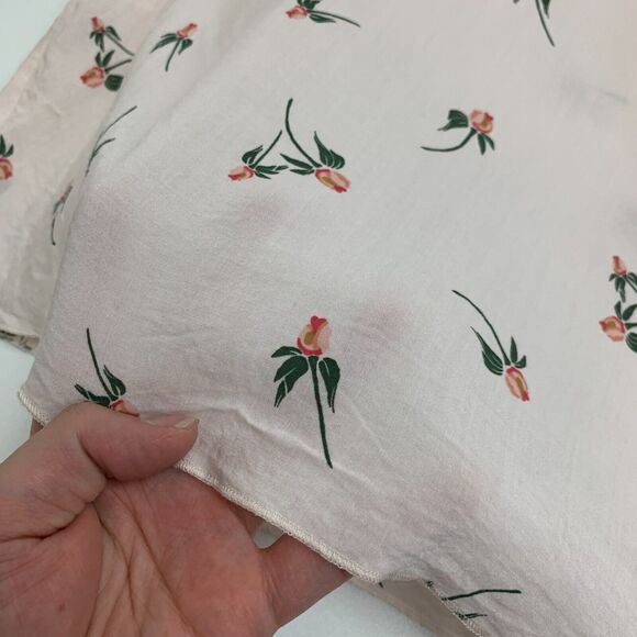 Free People Dress Womens 0 Light Pink Floral Keyhole Back Short Sleeve A Line - Picture 11 of 15